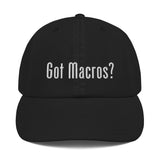 Got Macros Champion Dad Cap