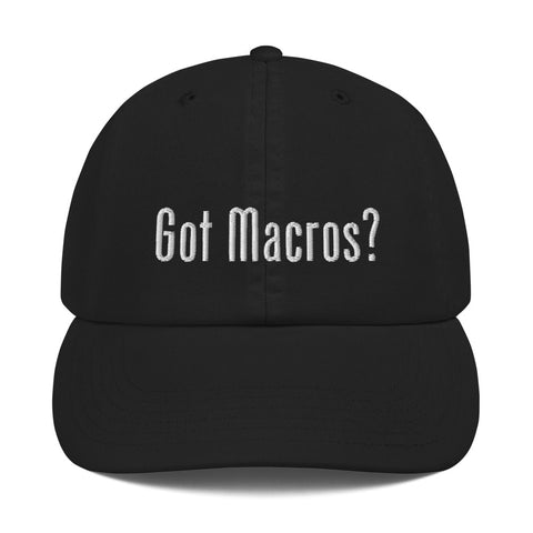 Got Macros Champion Dad Cap