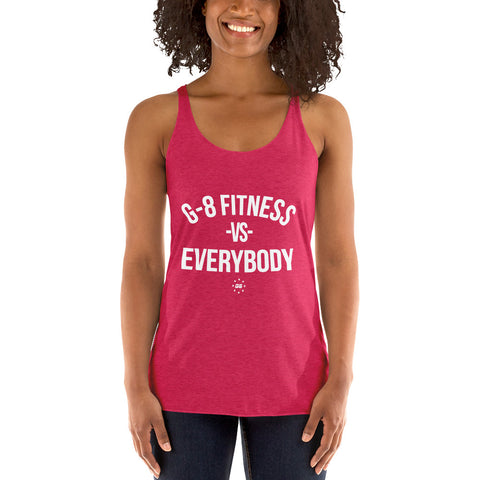 G8 VS Everybody Women's Racerback Tank