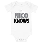 Nico Know Onesie (White)