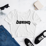 GRIND Women’s Crop Tee WHITE
