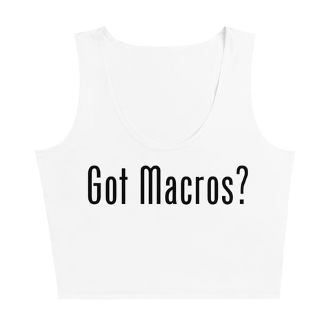 Got Macos Sleeveless Crop Top