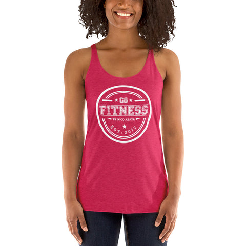 G-8 Stamp Women's Racerback Tank