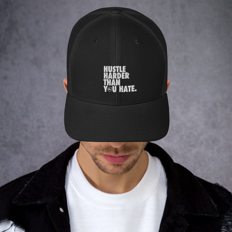 Hustle Harder Trucker Cap
